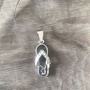 ✨HOST PICK✨🖤BNIB🖤Iconic Playboy Slipper Stainless Steel Charm